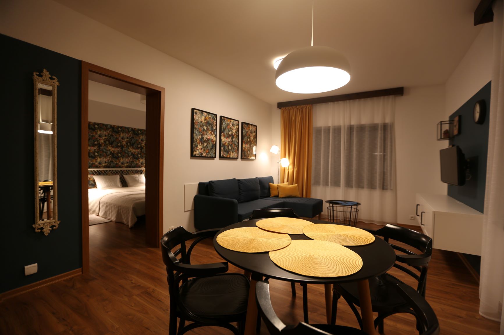 apartament A - pokój dzienny