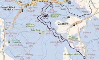 biegowa trasa narciarska Dziewięć Buków w Górach Sowich