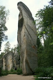 Forma skalna w adrspaskich skalnych miastach.