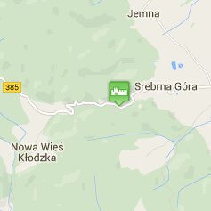Położenie na mapie Twierdzy Srebrna Góra